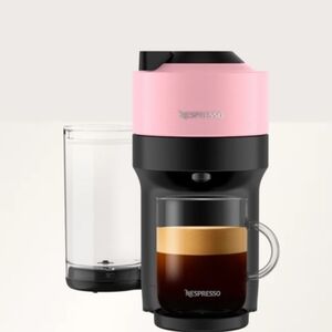 Nespresso Pink and Black Espresso Brewer